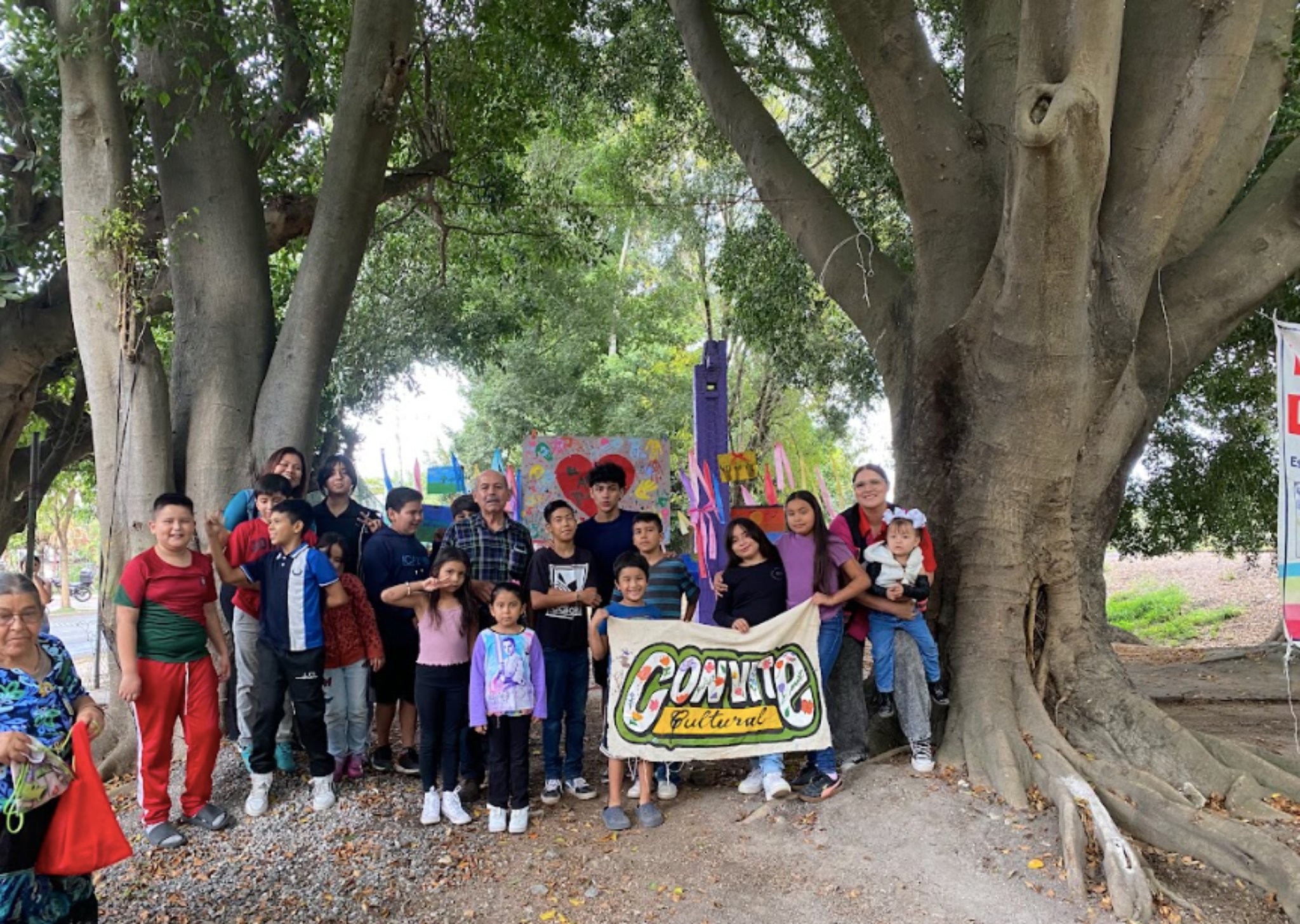 Actividad Cultural Comunitaria: Convite cultural en la Explanada de la Colonia Sandino, Tepic, Nayarit