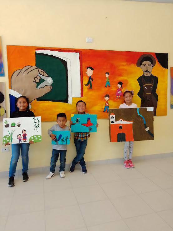 Actividad Cultural Comunitaria: Hilos pintados. Muestra visual