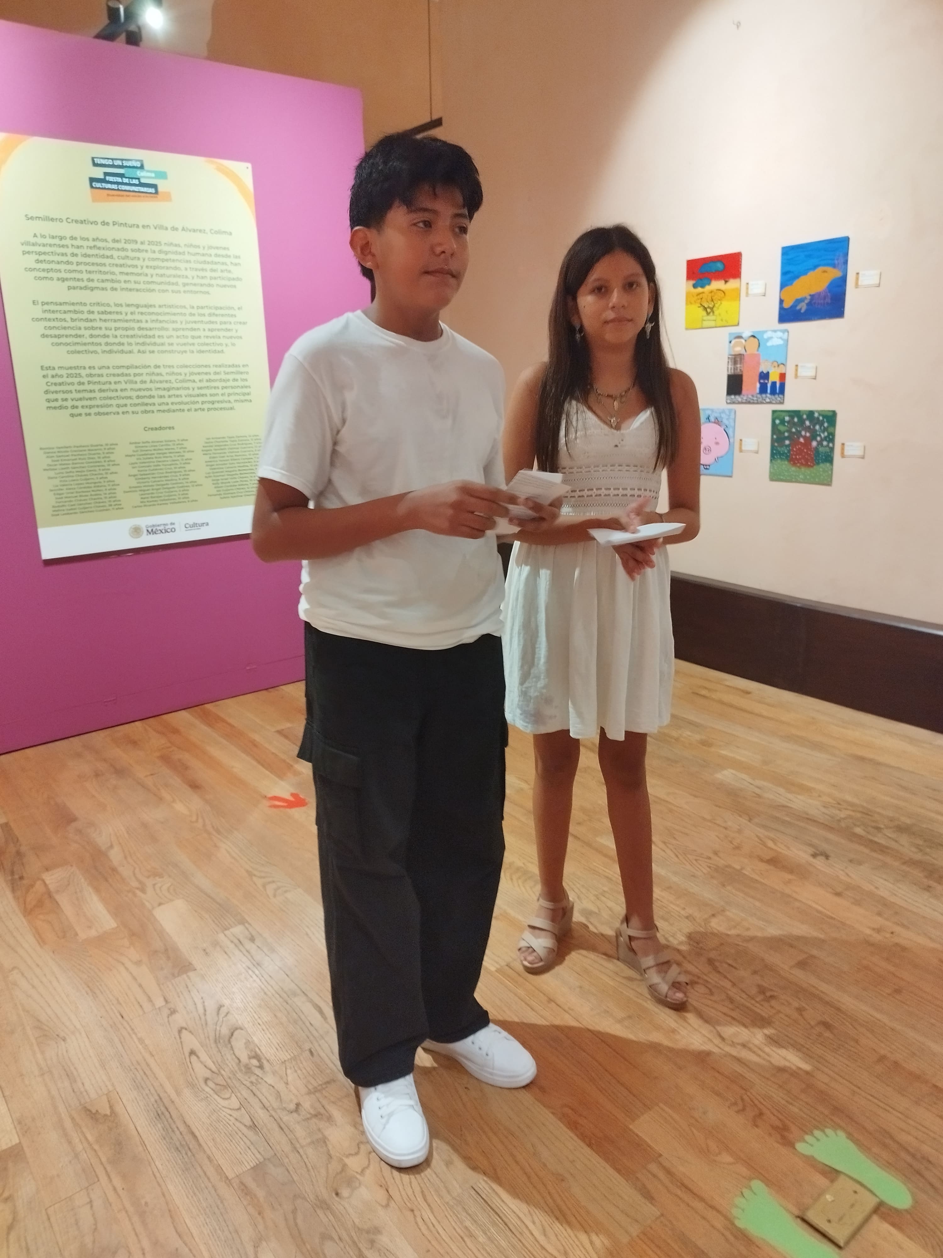 Actividad Cultural Comunitaria: Pinta con palabras