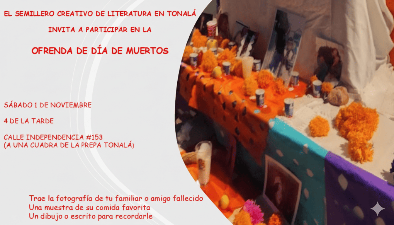 Actividad Cultural Comunitaria: Ofrenda