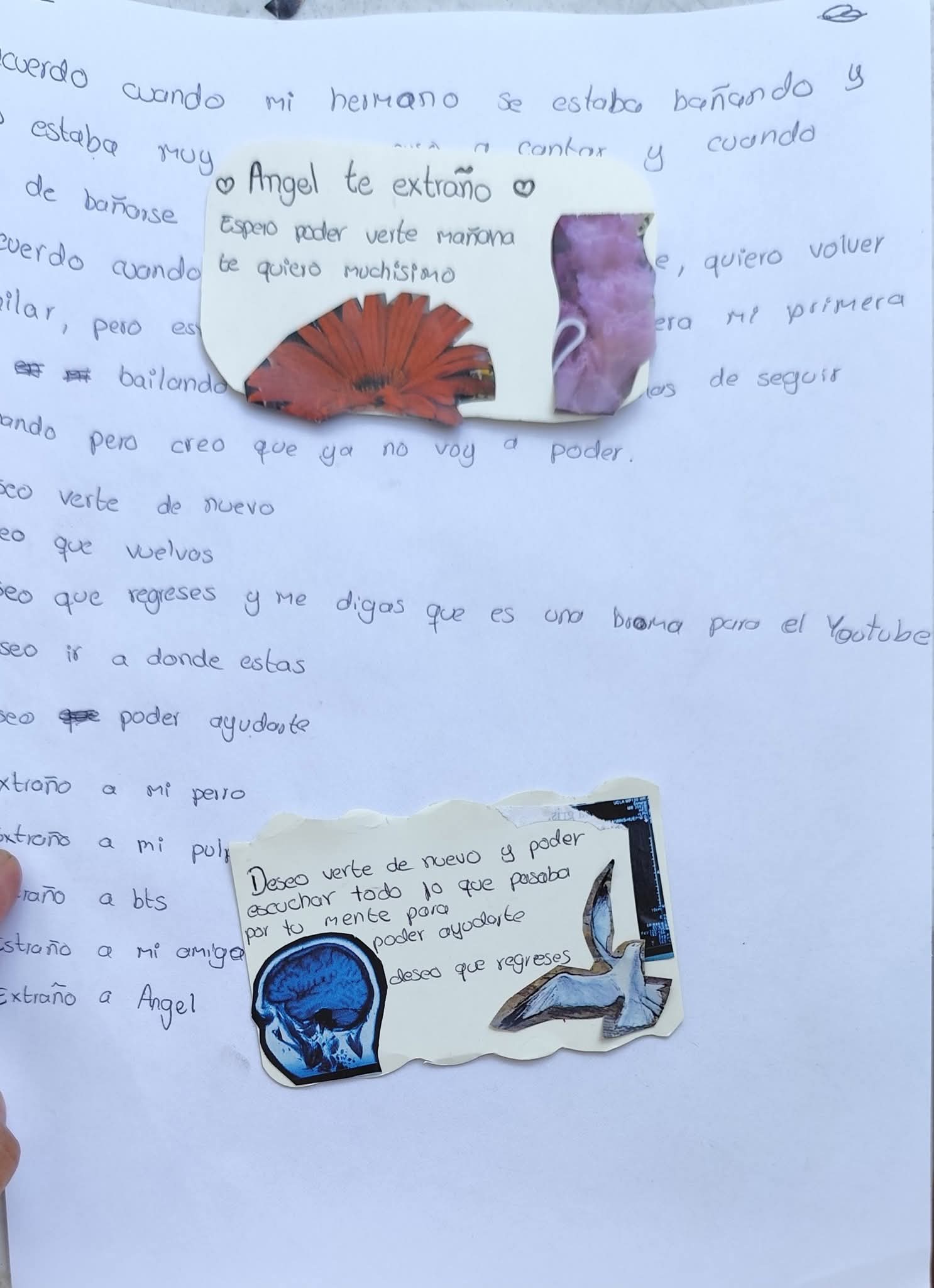 Actividad Cultural Comunitaria: Ofrenda de poemas