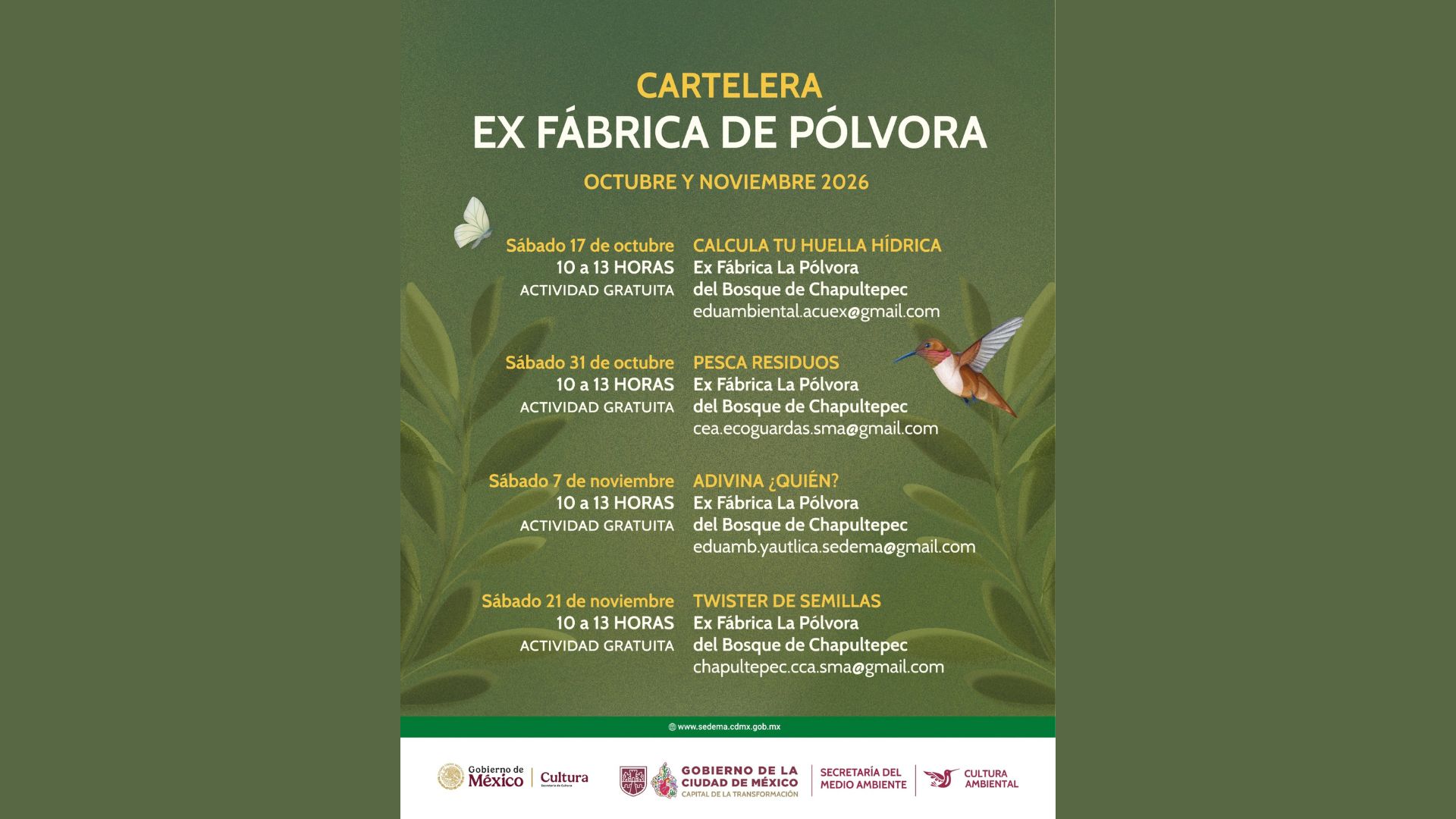 Talleres de cultura ambiental