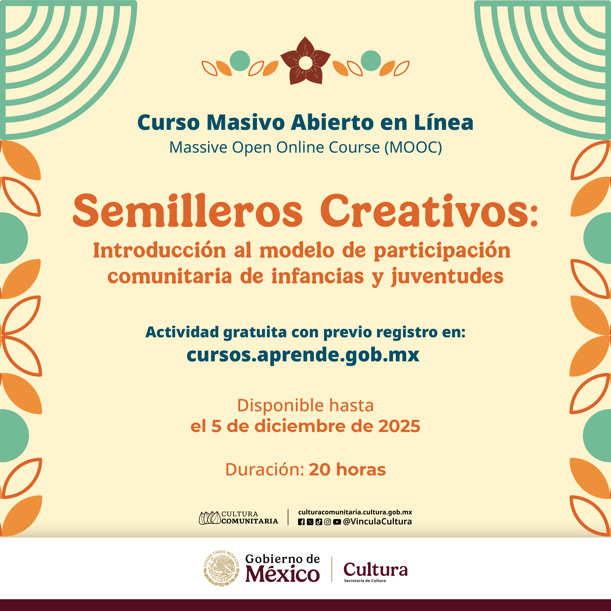 Entrada: INSCRÍBETE AL CURSO EN LÍNEA SOBRE EL MODELO DE SEMILLEROS CREATIVOS