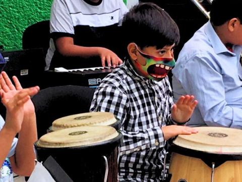 Semillero Creativo de Ensamble de alientos y percusiones del Centro Histórico
