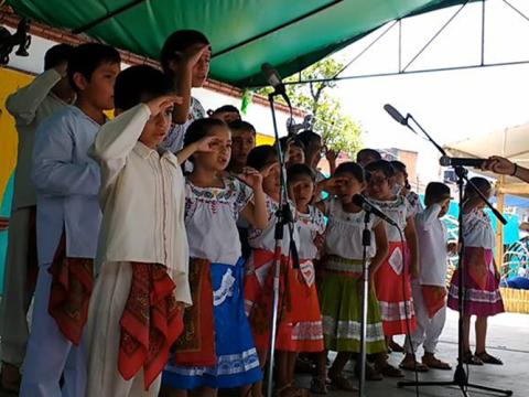 Semillero Creativo de Coro en movimiento de San Sebastián Tutla 